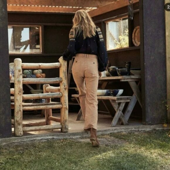 DOEN-Maritime Corduroy Pants-Size 29 *stains* - Picture 2 of 12